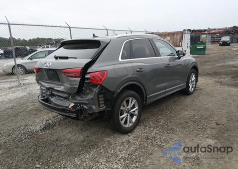 2025 Audi Q3 Premium 45 Tfsi S Line Quattro Tiptronic из США, поврежденный, VIN WA1DECF30S1056288